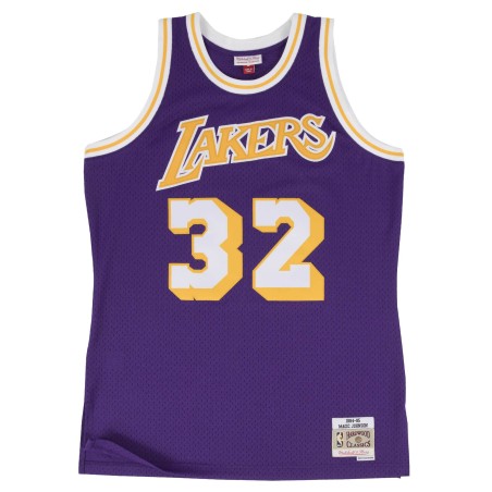 lakers-maillot-magic-johnson-violet-1984-1985-basket