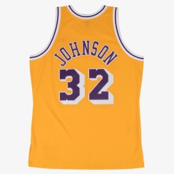 Maillot Los Angeles Lakers Jaune Magic Johnson 1984