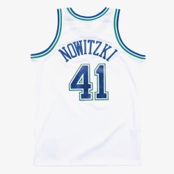 Maillot Dallas Mavericks Blanc Dirk Nowitzki 1998