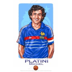 Illustration Michel Platini...