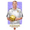 Affiche Zidane Real Madrid Ballon d'Or